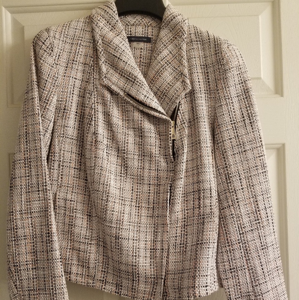 Tommy Hilfiger Pink & White Blazer